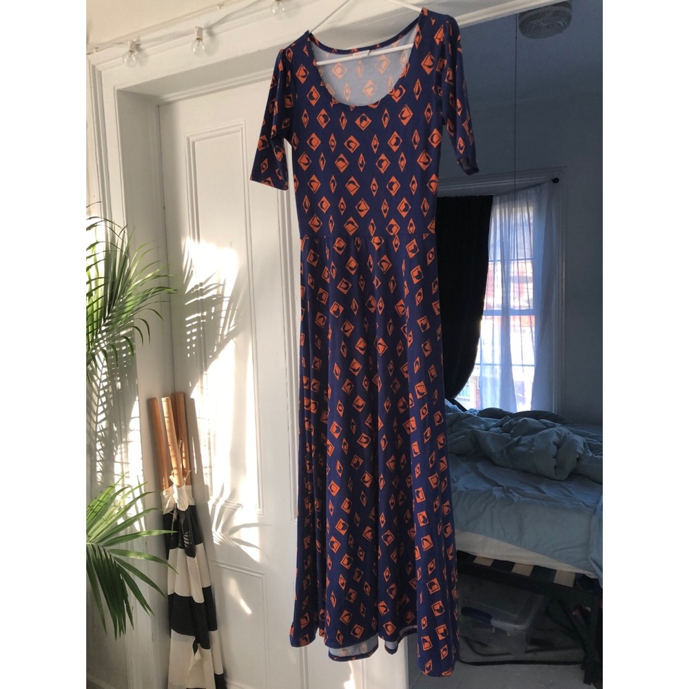 Lularoe Blue and Orange Ana